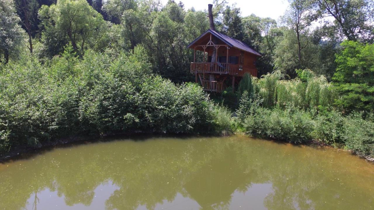 Cuibul Vulturilor - Casuta In Copac Villa Moisei Luaran gambar