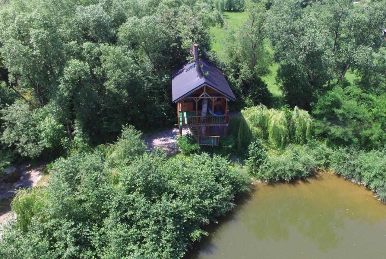 Cuibul Vulturilor - Casuta In Copac Villa Moisei Luaran gambar